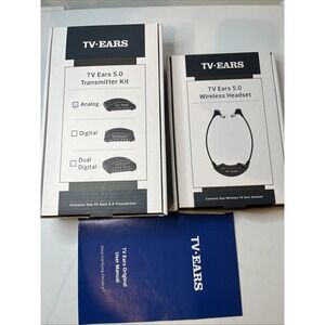 TV EARS Voice Clarifying TV Listening System 5.0 - Wireless Headset - Analog